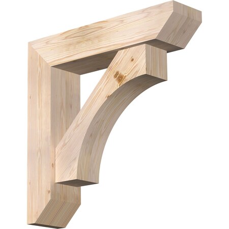 Westlake Slat Smooth Bracket w/ Offset Brace, Douglas Fir, 7 1/2"W x 32"D x 32"H